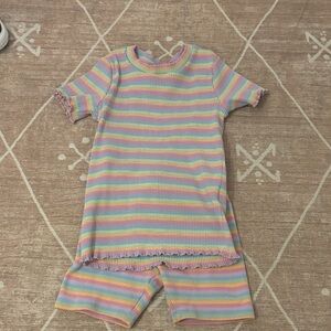 Cotton On Pastel Striped Kids Set